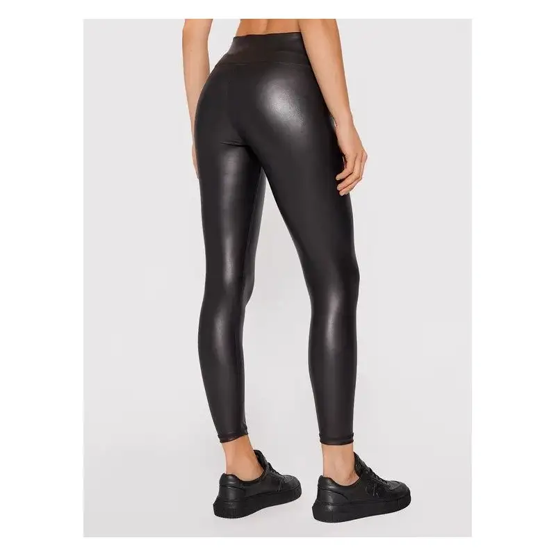 Colanti imitatie de piele negri