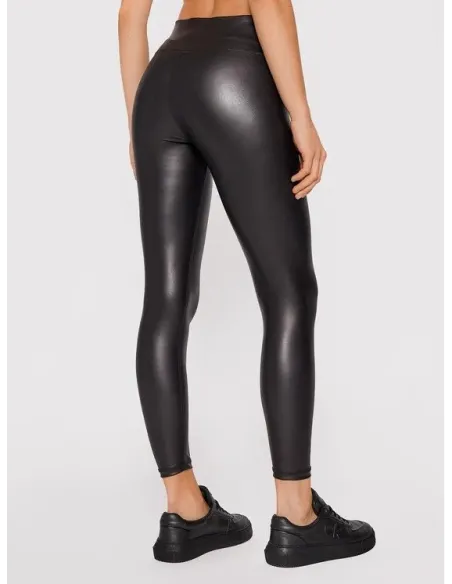 Colanti imitatie de piele negri