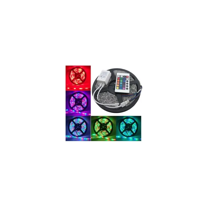 Set 1+1 Banda LED multicolor, lungime 5 metri