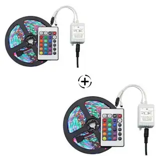 Set 1+1 Banda LED multicolor, lungime 5 metri