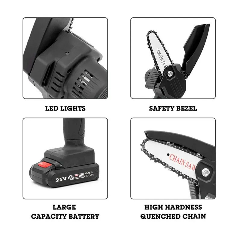 Mini fierastrau electric cu acumulator inclus