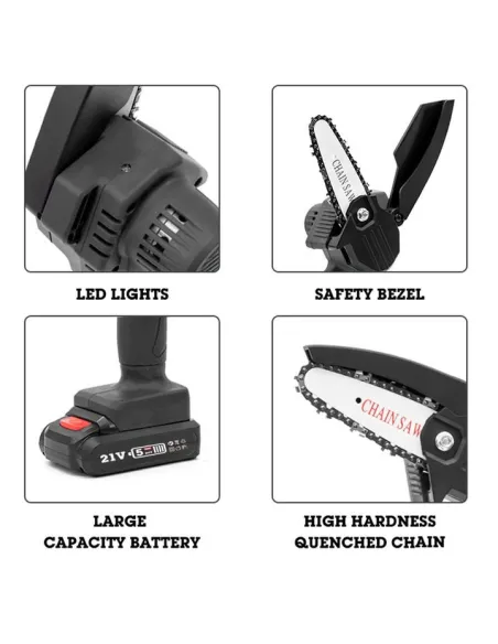 Mini fierastrau electric cu acumulator inclus
