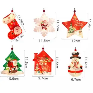 Perdea LED Crăciun 3x1m – 10 Figurine (Stea, Fulg de Nea, Moș), Multicolor, Interconectabilă 2