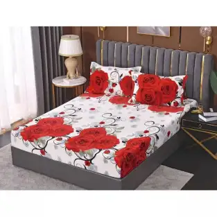 Husa de pat cocolino cu doua fete de perna 2