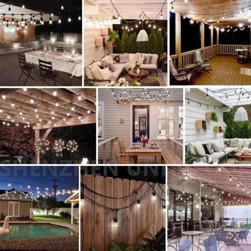 Ghirlanda Luminoasa SOLARA, 10 Metri cu 10 becuri, Alb Cald, PREMIUM