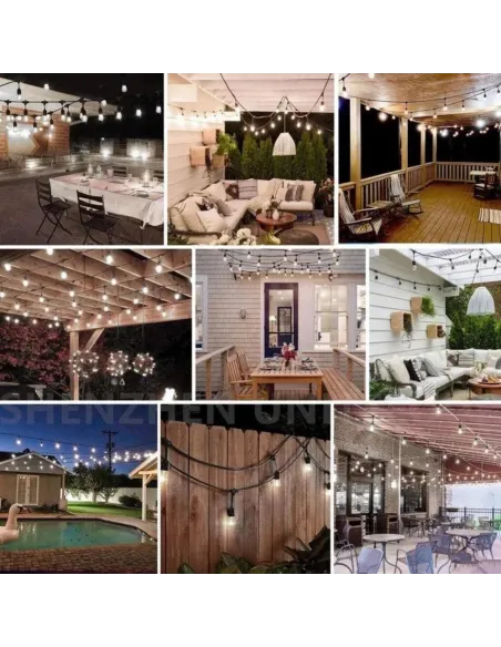 Ghirlanda Luminoasa SOLARA, 10 Metri cu 10 becuri, Alb Cald, PREMIUM