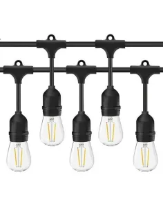 Ghirlanda Luminoasa SOLARA, 10 Metri cu 10 becuri, Alb Cald, PREMIUM