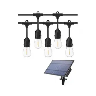 Ghirlanda Luminoasa SOLARA, 5 Metri cu 10 becuri, Alb cald, PREMIUM 2