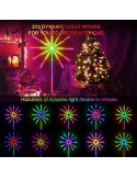 Instalatie Artificii LED Smart, RGB Muzica, telecomanda si control din smartphone, multicolor