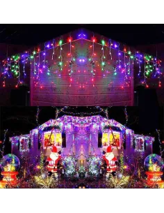 Instalatie turturi, 20 metri, 500 LED-uri tip turturi 2