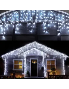 Instalatie 12 metri, 300 LED-uri tip turturi 2