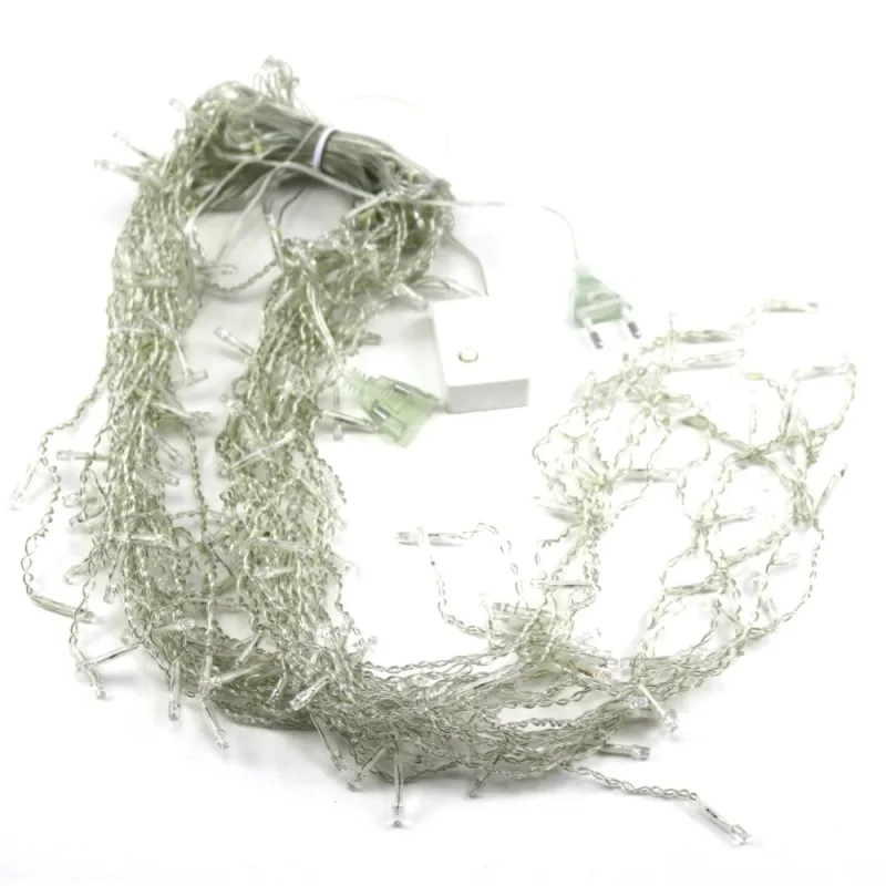 Instalatie 8 metri,ALB RECE, 200 LED-uri tip