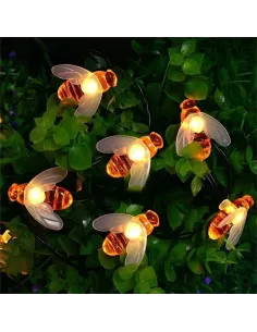 Instalatie albinute mari, 50 LED, 10 metri , 8 jocuri lumini, alimentare priza 220w 2
