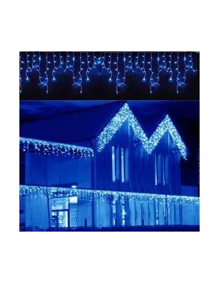 Instalatie 12 metri, 300 LED-uri tip turturi