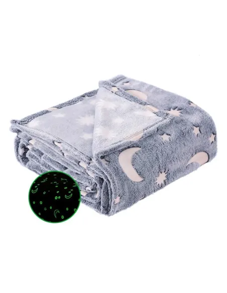 Pătură magică, pufoasa, care strălucește în întuneric