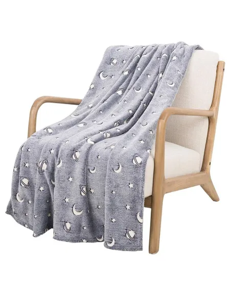 Pătură magică, pufoasa, care strălucește în întuneric