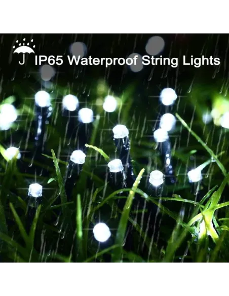 Instalatie 100 LED cu panou solar si controler