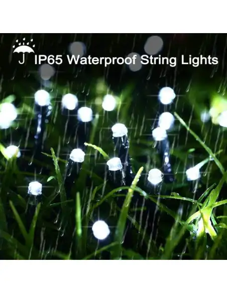 Instalatie 100 LED cu panou solar si controler