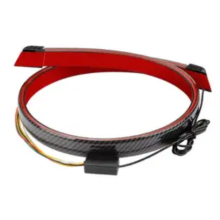 Stop auto universal, banda led din fibra de carbon 2