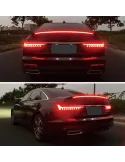 Stop auto universal, banda led din fibra de carbon
