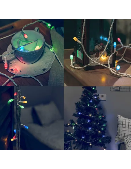 Instalatie de Craciun, led-uri model Q8, rola