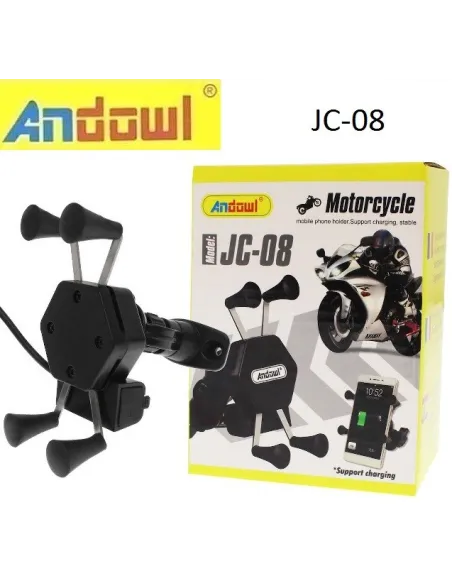 Suport telefon mobil ghidon moto JC-08 ANDOWL