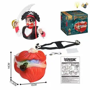 Masca Pirat cu schimbare de voce si LED 2