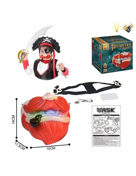 Masca Pirat cu schimbare de voce si LED