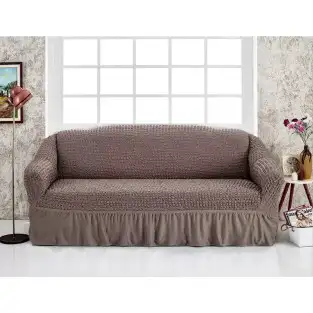 Husa Canapea 3 locuri, elastica si creponata - bej