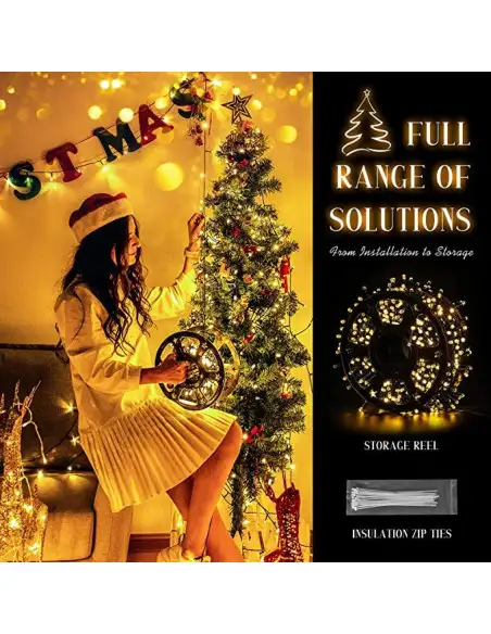 Instalatie de Craciun, led-uri model V8, rola