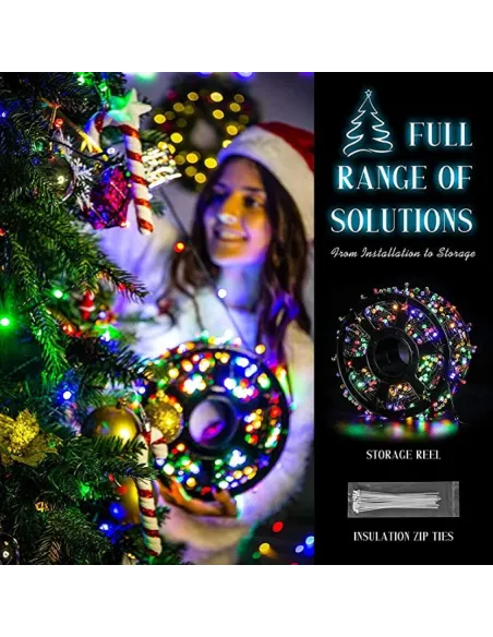 Instalatie de Craciun, led-uri model V8, rola