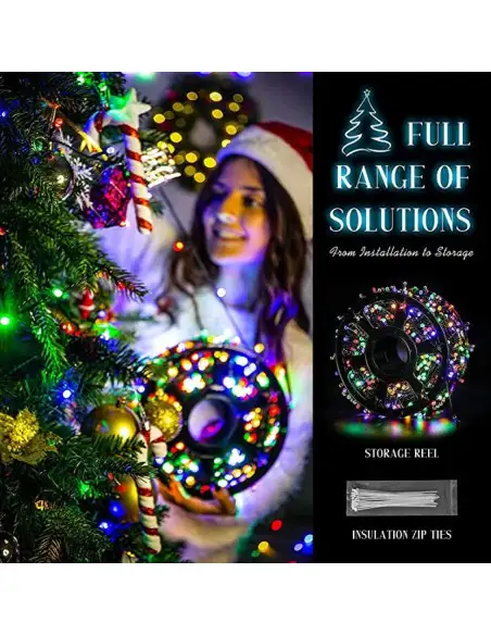 Instalatie de Craciun, led-uri model V8, rola