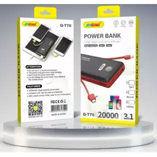 Baterie externa, 3 in 1, 20000mAh