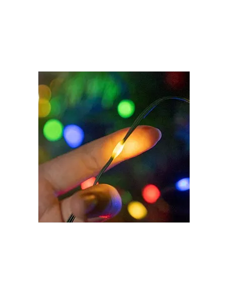 Instalatie tip banda cu led turnat, sir, 50m cu 400 led-uri, , interior/exterior, 8 jocuri de lumini, IP44, 2024