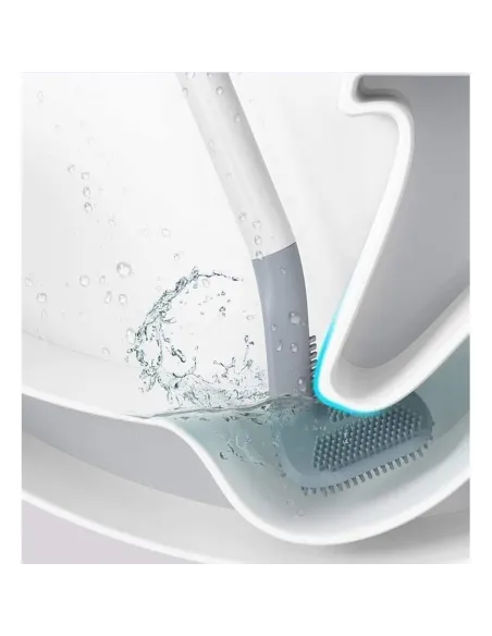 Set baie: Covor super absorbant + Perie silicon curatat toaleta