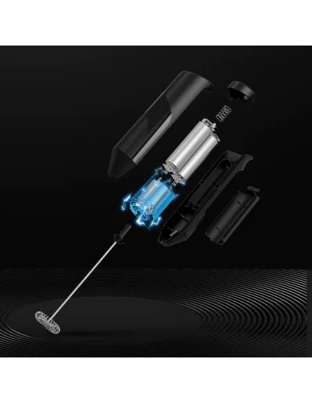 Mixer pentru spuma de lapte si cafea cu suport metalic