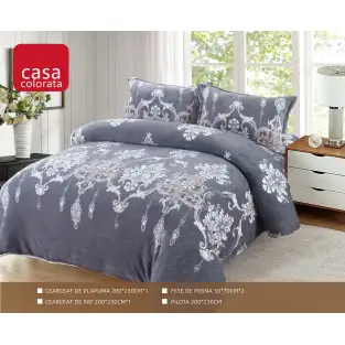 Set Pilota Cocolino groasa cu blanita, 3 Piese, 200x230 cm, 4 Kg