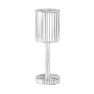 Lampa de masa wireless din cristal acrilic cu touch si incarcare prin usb 2
