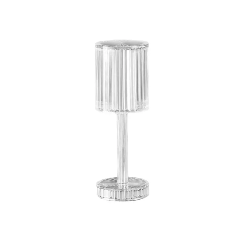 Lampa de masa wireless din cristal acrilic cu touch si incarcare prin usb