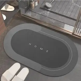 Covoras pentru baie cu uscare rapida, super absorbant, Bathroom 2