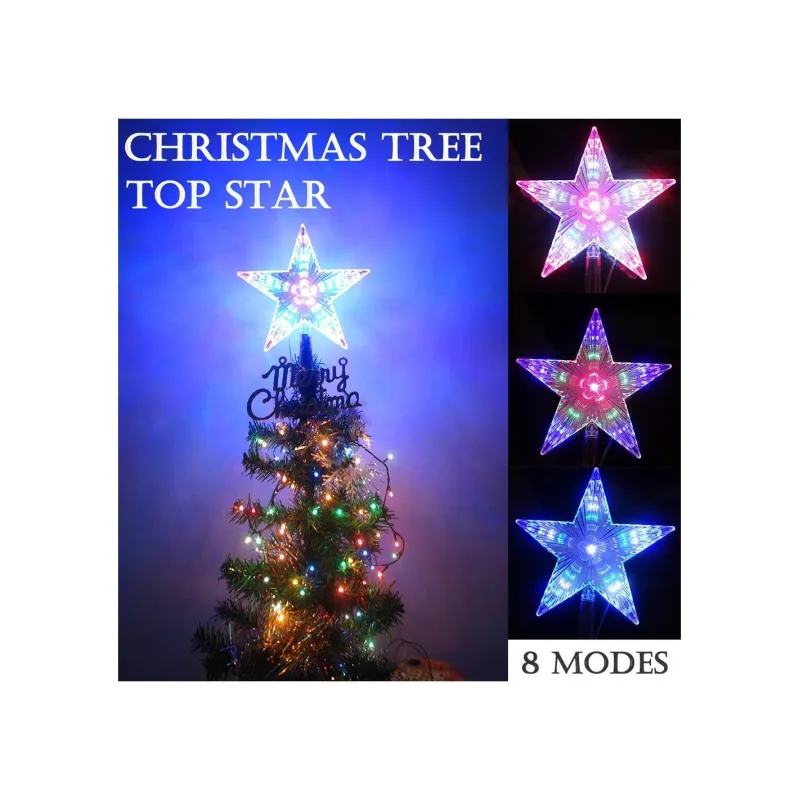 Stea cu led pentru brad Craciun