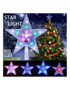 Stea cu led pentru brad Craciun 2
