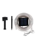 Instalație Furtun LED Solar 10m – Diverse Culori, Interior & Exterior, 8 Moduri de Lumină