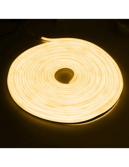 LED Neon Flex Furtun Luminos Flexibil 100m – Alb Rece / Alb Cald / Verde – Tub Luminos Slim 1.5x0.8cm, IP65, Interior & Exterior