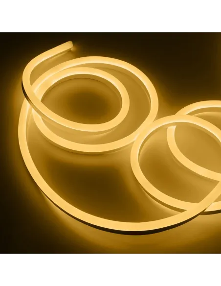 LED Neon Flex Furtun Luminos Flexibil 100m – Alb Rece / Alb Cald / Verde – Tub Luminos Slim 1.5x0.8cm, IP65, Interior & Exterior
