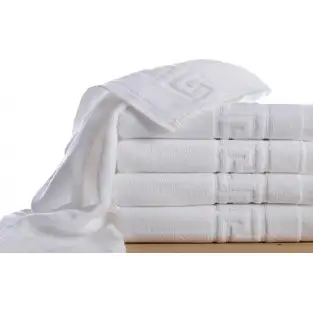 Set 4 prosoape 50x90, tip hotel model grecesc red-mag.ro