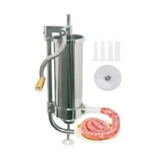 Aparat vertical de facut carnati inox capacitate 4 kg