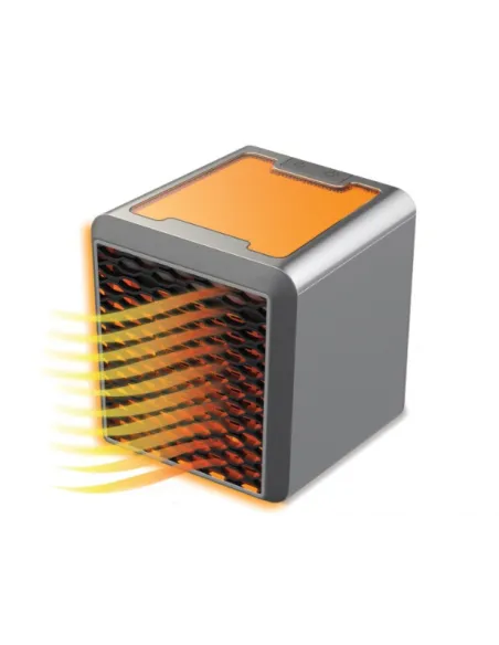 Mini aeroterma cu aer cald 1500 W si lumina ambientala