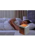 Mini aeroterma cu aer cald 1500 W si lumina ambientala
