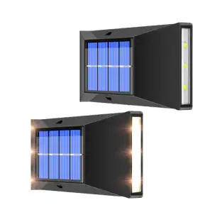 Set 2x lampi solare exterior, LED, Impermeabilitate IP65